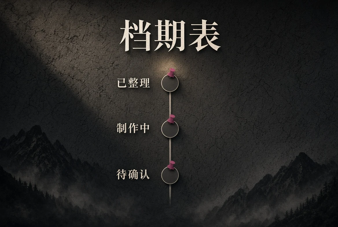 档期表